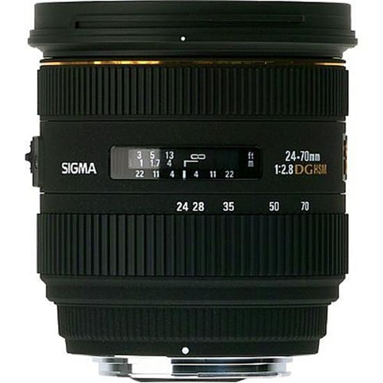 Objetiva Sigma 24-70mm IF EX DG HSM AF para Canon