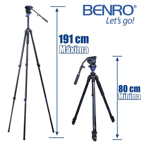 Tripé Benro A3573FS6 Profissional Video Tripé Benro A3573FS6 Profissional Video