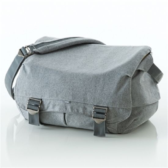 Bolsa Cotton Style Alhva cor Cinza Claro. Media