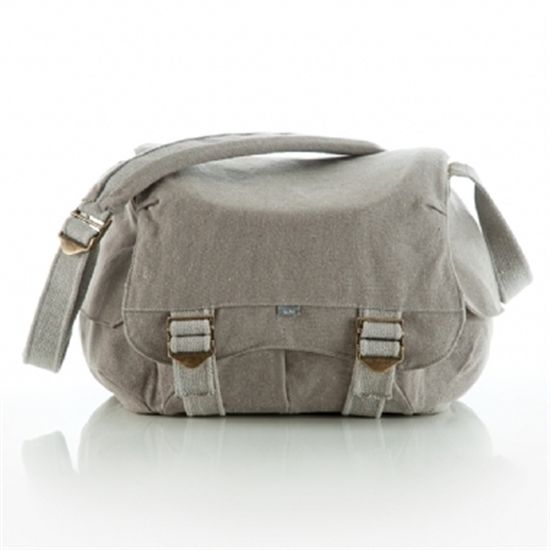 Bolsa Alhva Cotton Style cor Areia Media