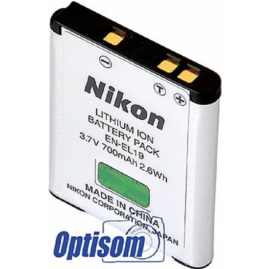 Bateria Nikon Original EN-EL19 para Câmera Digital Coolpix S 2500, S2600, S2700, S3100, S4100 Bateria Nikon Original EN-EL19 para Câmera Digital Coolpix S 2500, S2600, S2700, S3100, S4100