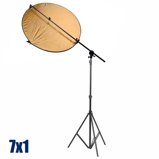 Kit Rebatedor 7x1 Completo Tripé+Suporte+Rebatedor Kit Rebatedor 7x1 Completo Tripé+Suporte+Rebatedor