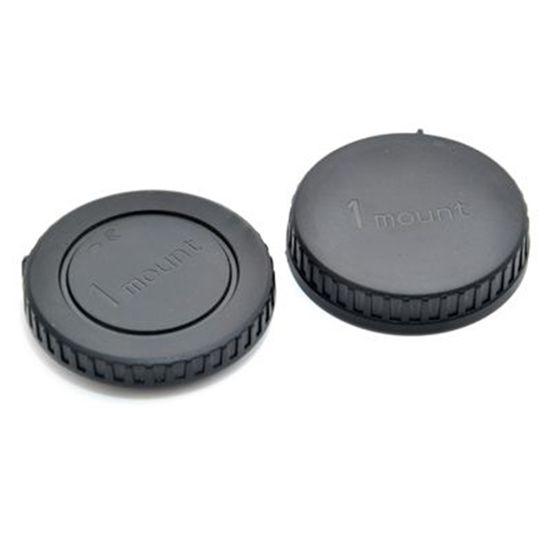 Tampa do Corpo da Câmera Nikon J1 e V1 e Tampa Traseira da Objetiva Nikon J1 e V1 Tampa do Corpo da Câmera Nikon J1 e V1 e Tampa Traseira da Objetiva Nikon J1 e V1