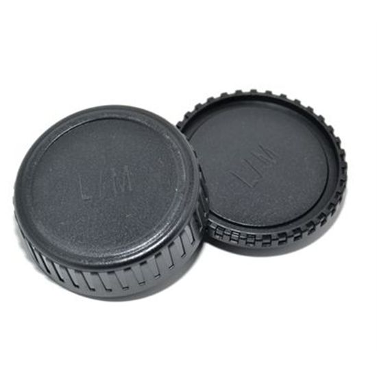 Tampa do Corpo da Câmera Leica M e Tampa Traseira da Objetiva da Leica M