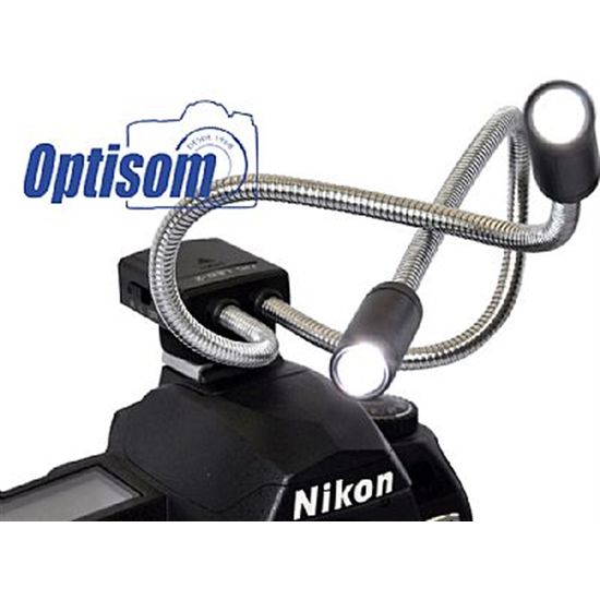 Iluminador de Led Duplo Direcional para Fotos Macro JJC Iluminador de Led Duplo Direcional para Fotos Macro JJC