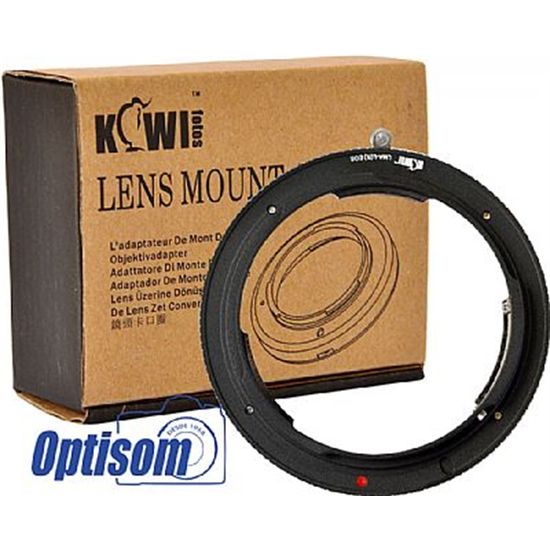 Adaptador para Canon EOS para usar objetiva Leica R.