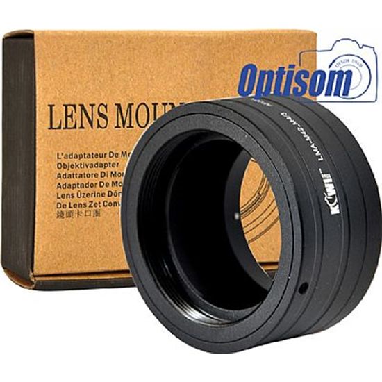 Adaptador para Câmeras Micro 4/3 para uso de Objetivas Rosca M42. Adaptador para Câmeras Micro 4/3 para uso de Objetivas Rosca M42.