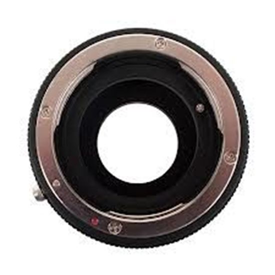 Adaptador de câmera Pentax PQ para usar objetiva Nikon. Adaptador de câmera Pentax PQ para usar objetiva Nikon.