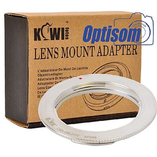 Adaptador para Canon EOS para usar objetiva Olympus