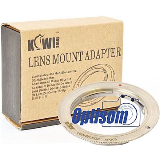 Adaptador para Objetiva Pentax para Encaixe em Cameras Canon EOS