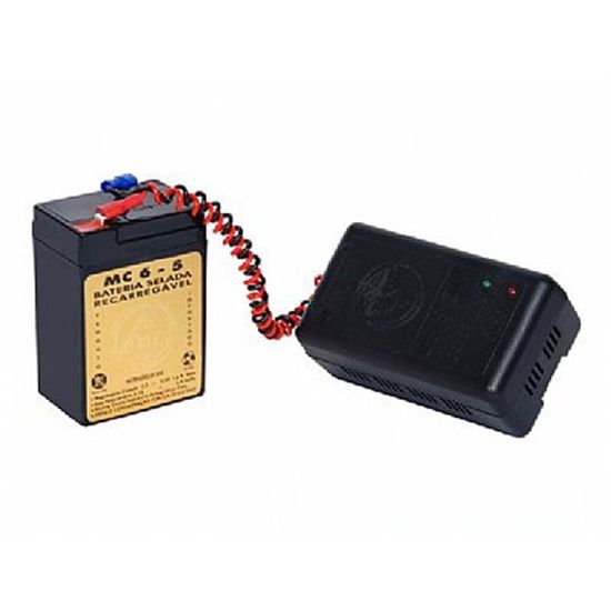 Carregador para Bateria Seca 6V - Monte Cristo