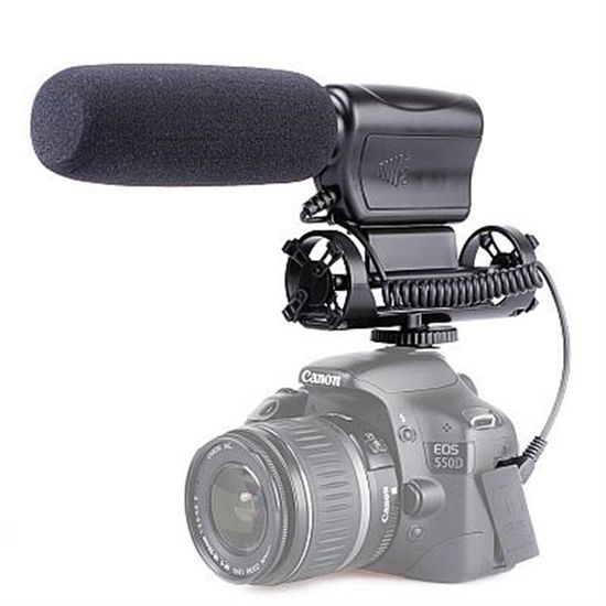 Microfone Profissional Estéreo JJC MIC-3 Microfone Profissional Estéreo JJC MIC-3