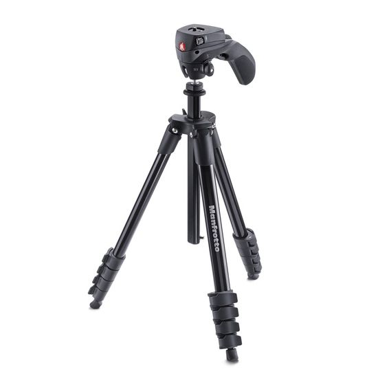 Tripé Manfrotto Compact Action - Até 1,5 kilo Tripé Manfrotto Compact Action - Até 1,5 kilo
