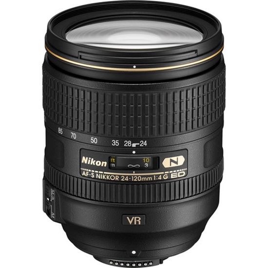 Objetiva Nikon 24-120mm F/4G ED VR FX Objetiva Nikon 24-120mm F/4G ED VR FX