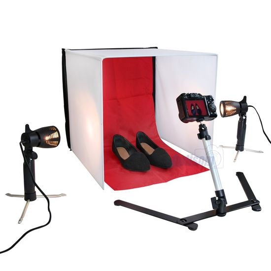 Mini Estudio Fotografico Portátil Fundo Infinito 60x60cm Easy  110V ou 220V 110 volts Mini Estudio Fotografico Portátil Fundo Infinito 60x60cm Easy  110V ou 220V 110 volts