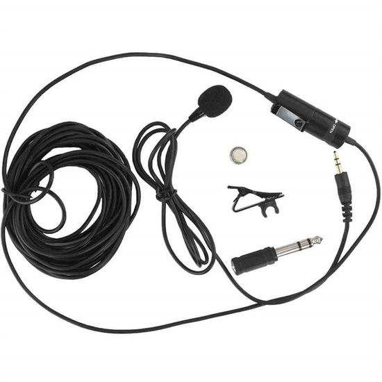 Microfone de lapela com Fio JJC - SGM-38 Microfone de lapela com Fio JJC - SGM-38