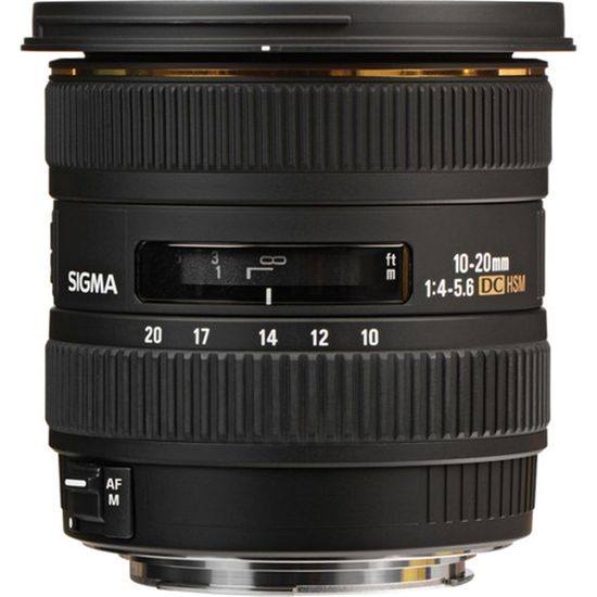 Sigma Lente 10-20 mm f/4-5.6 EX DC HSM para câmeras digitais