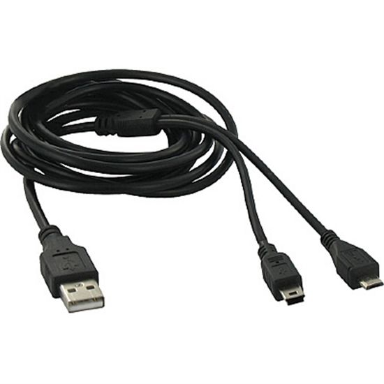 Cabo Usb 2 x 1 Micro e Mini Usb - Vivitar. Cabo Usb 2 x 1 Micro e Mini Usb - Vivitar.