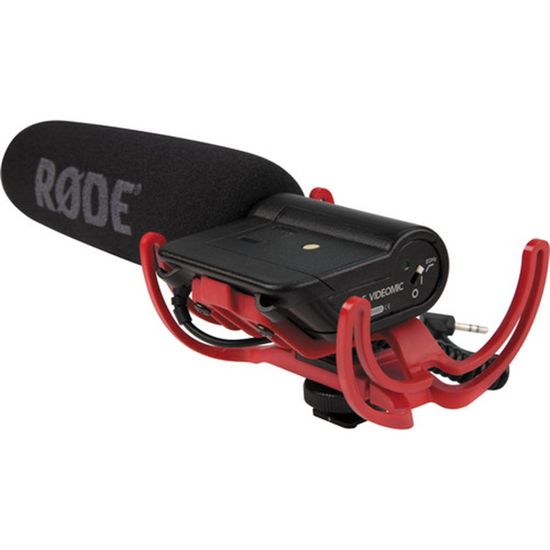 Microfone Profissional Rode Videomic com sistema Rycote Microfone Profissional Rode Videomic com sistema Rycote