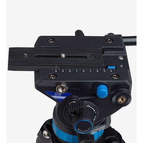 Engate rápido plate para cabeça BENRO S8 QR-13 Engate rápido plate para cabeça BENRO S8 QR-13