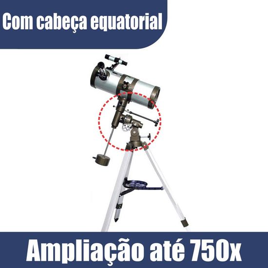 Telescópio Astronômico F1000114 EQ Telescópio Astronômico F1000114 EQ