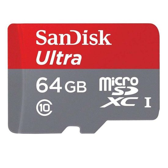 Cartão SanDisk Micro SD Ultra de 64Gb 48Mbs