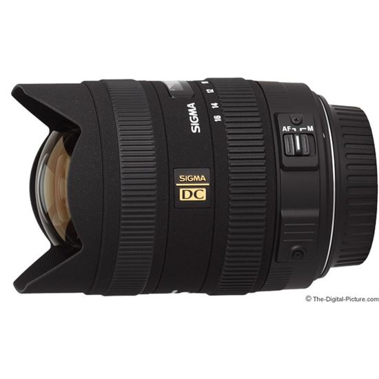 Lente Fisheye Sigma 8-16mm f/4.5-5.6 DC HSM para Canon Lente Fisheye Sigma 8-16mm f/4.5-5.6 DC HSM para Canon