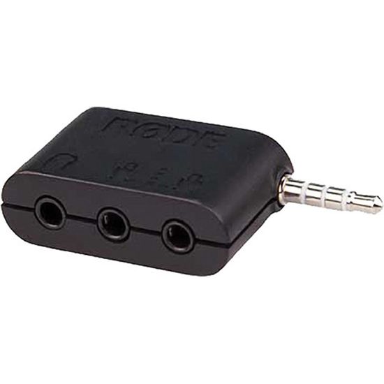 Conector Rode SC6 2 entradas de microfone e 1 de fone para smatphone