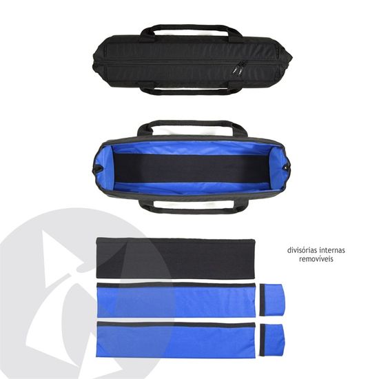 blue luggage bolsa