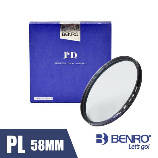 Filtro Benro Polarizador CPL HD 58mm Filtro Benro Polarizador CPL HD 58mm