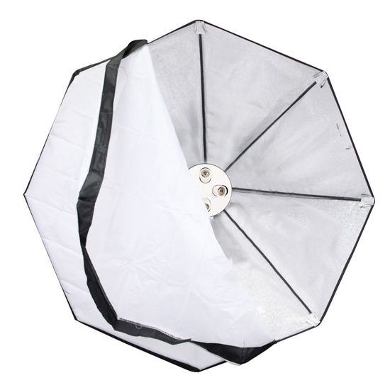Softbox octogonal 70 cm luz contínua para 4 lâmpadas Softbox octogonal 70 cm luz contínua para 4 lâmpadas