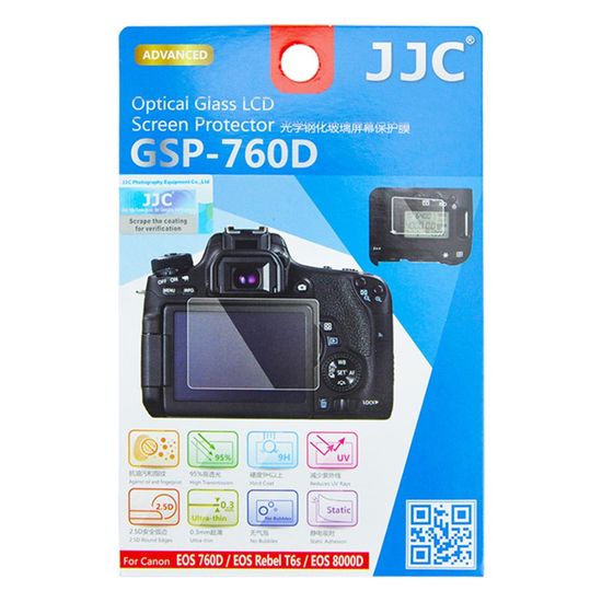 Pelicula de vidro para Canon T6s, 760D e 8000D Pelicula de vidro para Canon T6s, 760D e 8000D