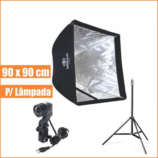 Softbox Octogonal Sombrinha 90x90 cm cm para lampada - simples Softbox Octogonal Sombrinha 90x90 cm cm para lampada - simples