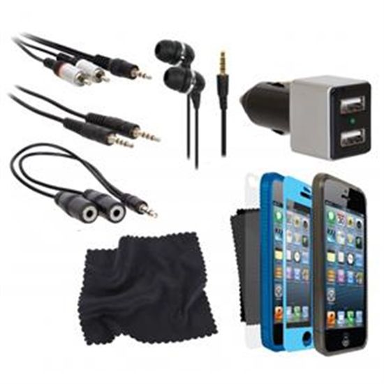 Kit Conjunto De 12 Acessórios Para Iphone 5, 5S e SE Kit Conjunto De 12 Acessórios Para Iphone 5, 5S e SE