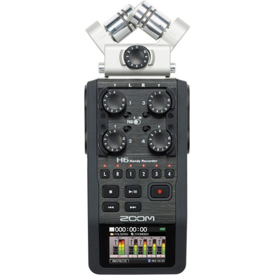 Gravador de áudio Zoom H6