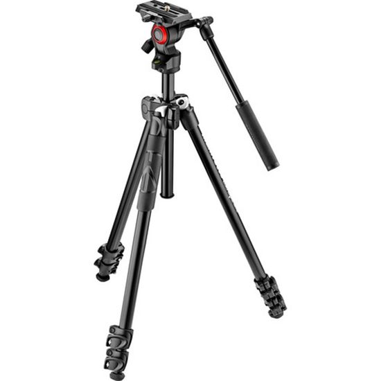 Tripé Manfrotto MK290LTA3V 290 Light Com Cabeça Hidráulica - Até 4kg Tripé Manfrotto MK290LTA3V 290 Light Com Cabeça Hidráulica - Até 4kg