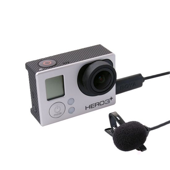 Microfone de Lapela para Gopro BY-LM20