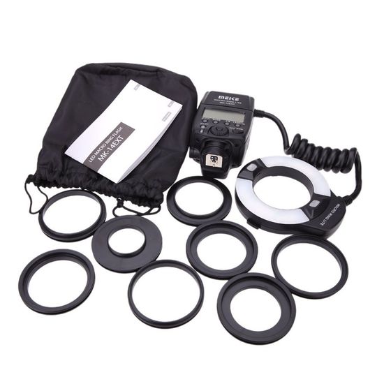 Flash Circular MK 14EXT Macro Ring Lite Meike para Nikon Flash Circular MK 14EXT Macro Ring Lite Meike para Nikon