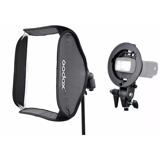SoftBox Speedlight 80x80cm para Flash Dedicado. SoftBox Speedlight 80x80cm para Flash Dedicado.