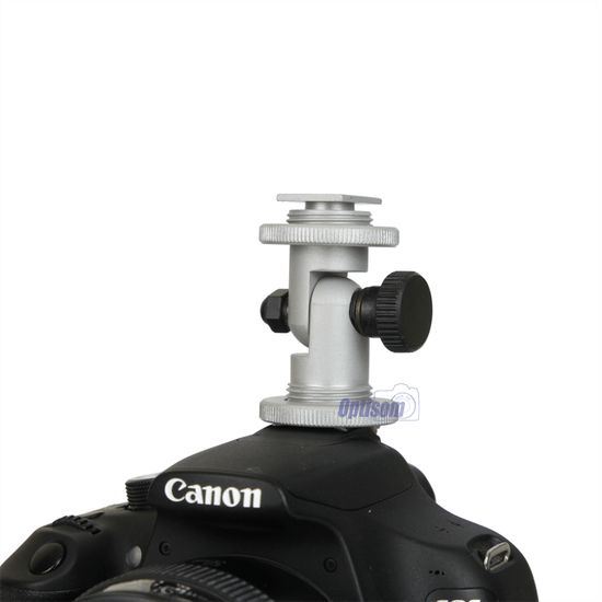 Suporte Giratorio Com Sapata e Rosca para Cameras- Cor Cinza Suporte Giratorio Com Sapata e Rosca para Cameras- Cor Cinza