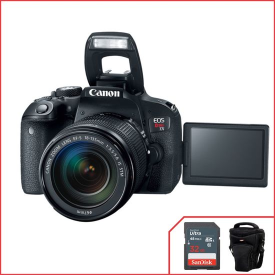Câmera Canon T7i Wifi Kit com 18-135mm IS STM Câmera Canon T7i Wifi Kit com 18-135mm IS STM
