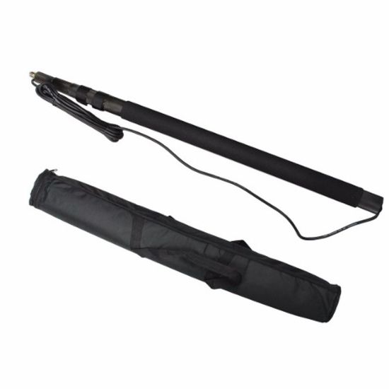 Vara de microfone boompole com cabo XLR embutido e bolsa - 3,25m