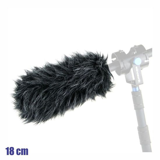 Protetor de vento Priscila universal para microfones direcionais - 18 cm Protetor de vento Priscila universal para microfones direcionais - 18 cm