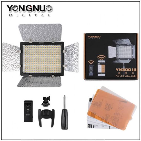 Iluminador Profissional de Leds Yongnuo YN 300III Iluminador Profissional de Leds Yongnuo YN 300III