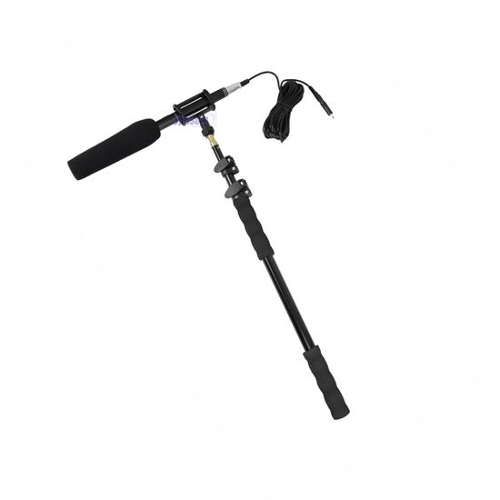 Kit Boom de áudio microfone + vara para Cameras Kit Boom de áudio microfone + vara para Cameras