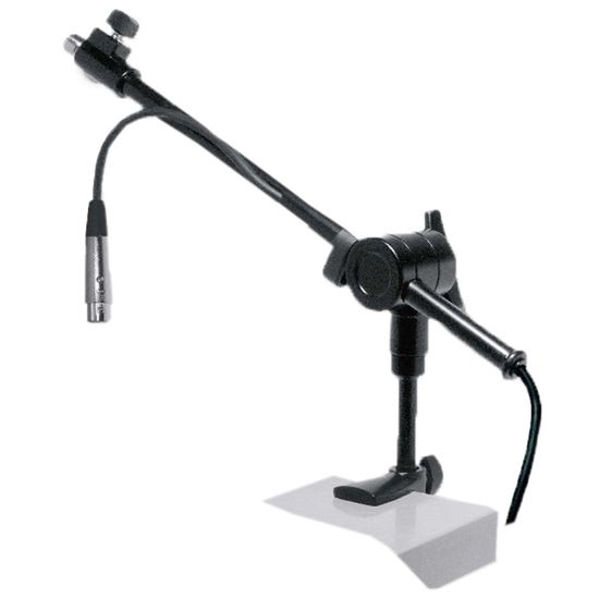 Suporte articulado de mesa para microfones estúdio Suporte articulado de mesa para microfones estúdio