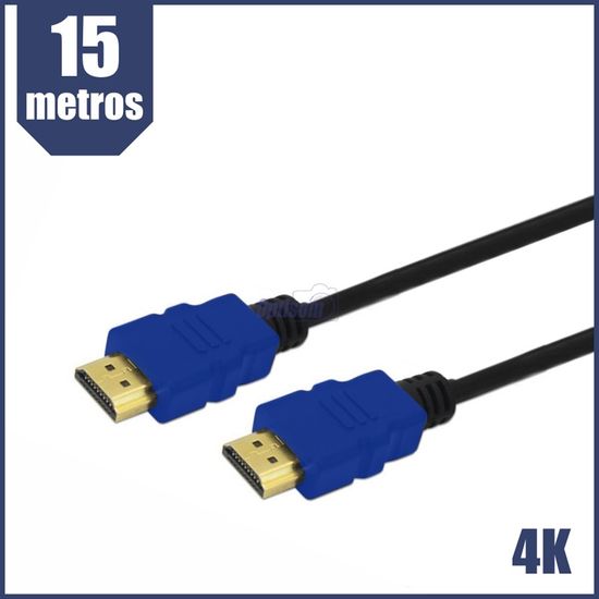 Cabo HDMI 2.0V 4K com filtro - 15 metros