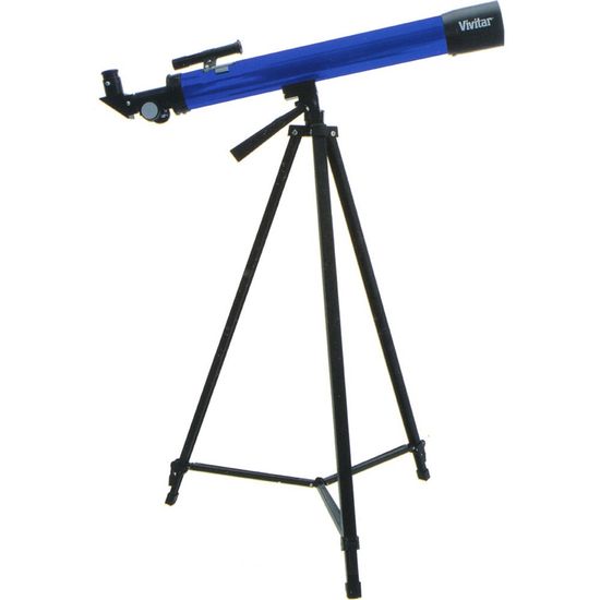 Telescopio Refrator 75x150 Vivitar - Cor Azul Telescopio Refrator 75x150 Vivitar - Cor Azul