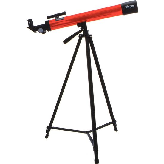 Telescopio Vivitar Refrator 75x150 - Cor Vermelho Telescopio Vivitar Refrator 75x150 - Cor Vermelho