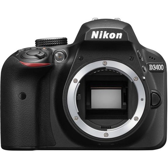 Corpo Nikon D3400 DX 24.2MP DX Bluetooth | Câmeras - Optisom